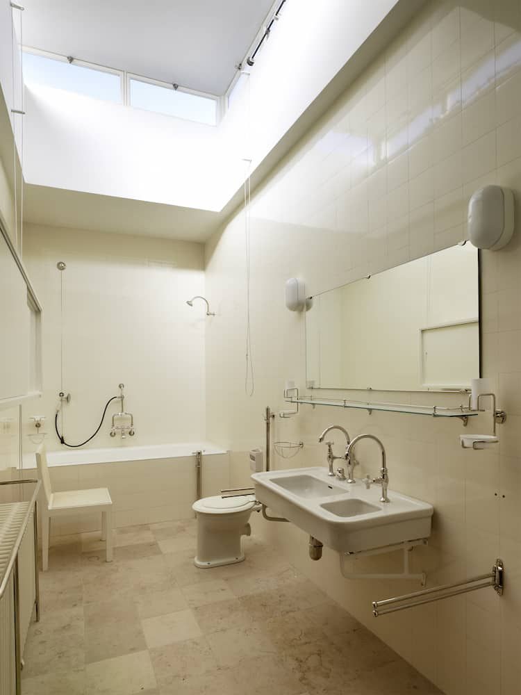 Bathroom at Mies van der Rohe's Villa Tugendhat