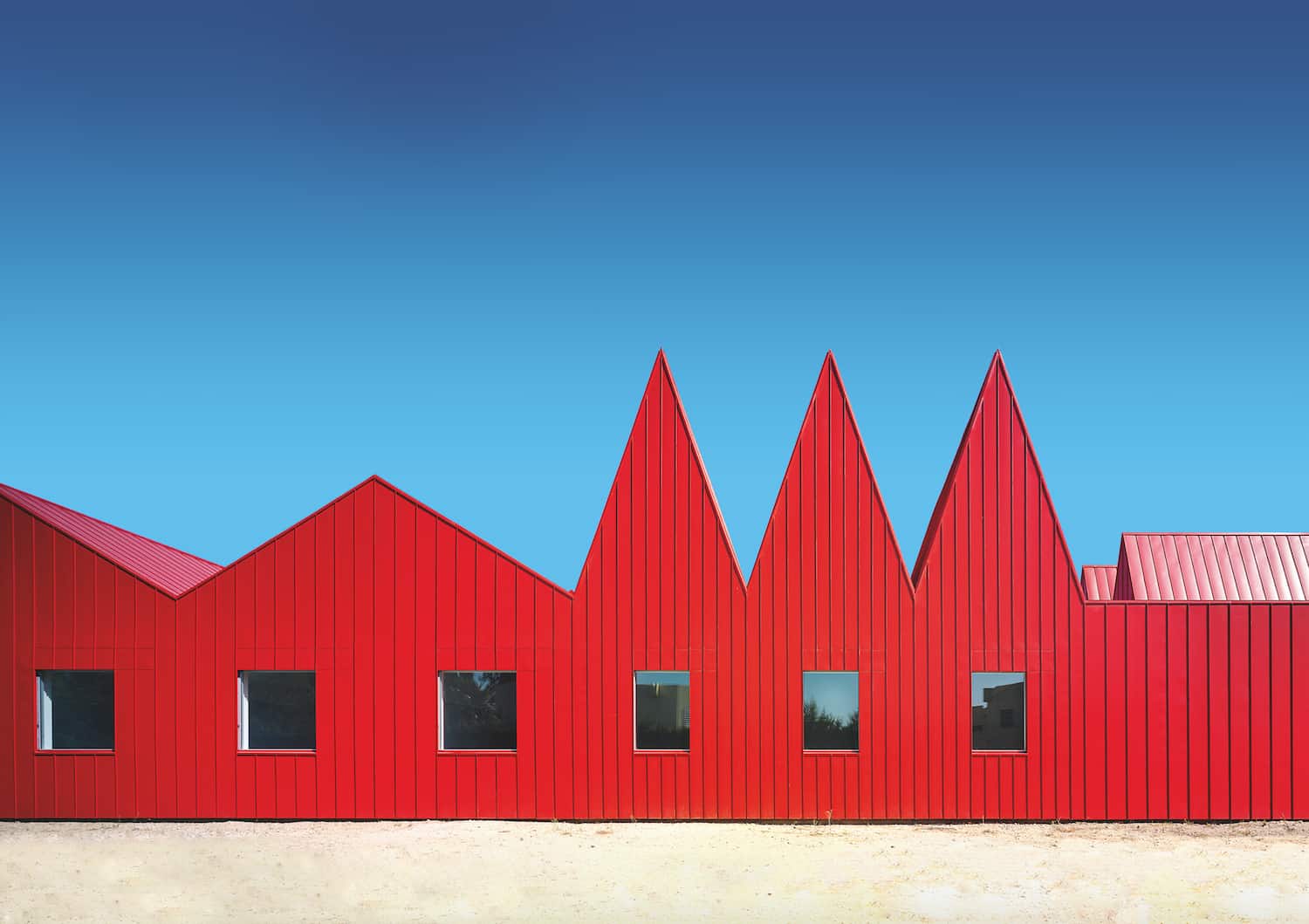 7 Architectural Masterpieces in Red