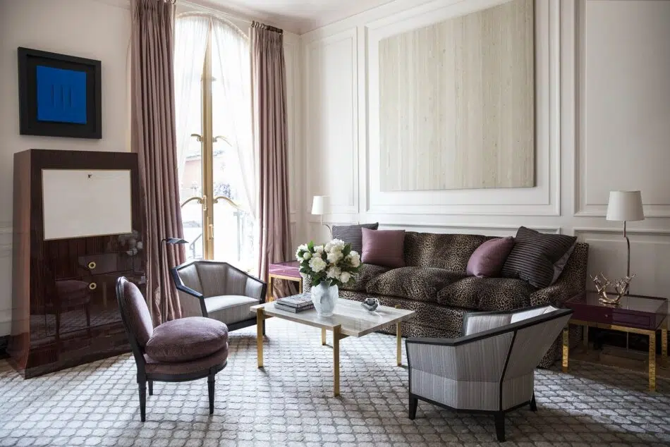 William McIntosh living room in Manhattan