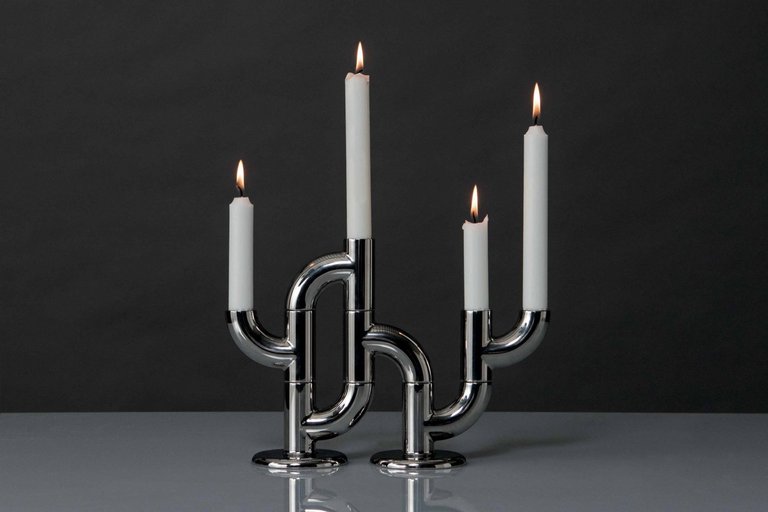 The newly released Alia candleholder by Swedish firm HAHA
