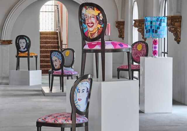 Ken Fulk and Ashley Longshore’s Pop-Art Chairs Celebrate Women Who Dared