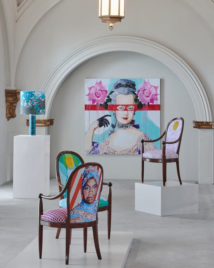 Ken Fulk and Ashley Longshore's Pop-Art Chairs Celebrate Women Who ...