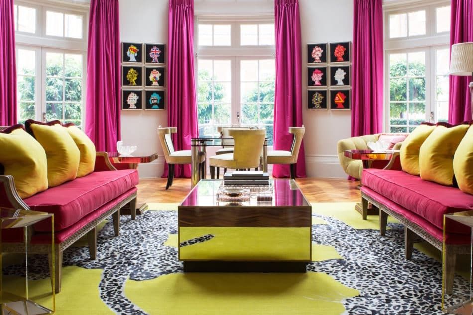 Samantha Todhunter Design Ltd. Chelsea living room