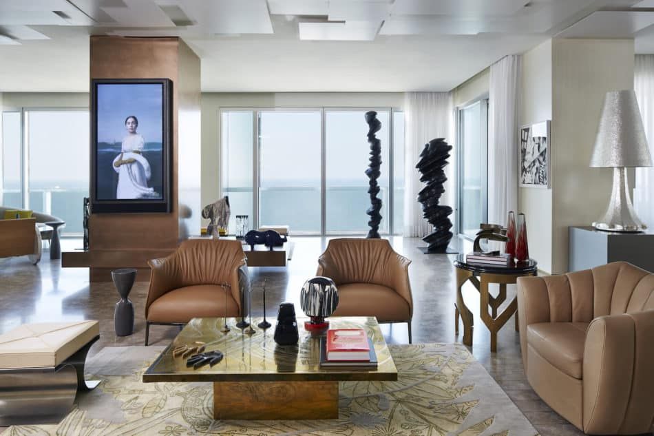 Beirut apartment living room by Gatserelia Design