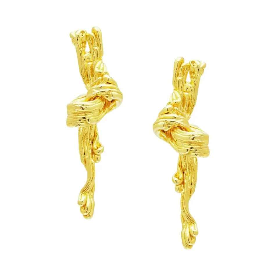 Jacqueline Barbosa Recycled-Gold Stud Earrings