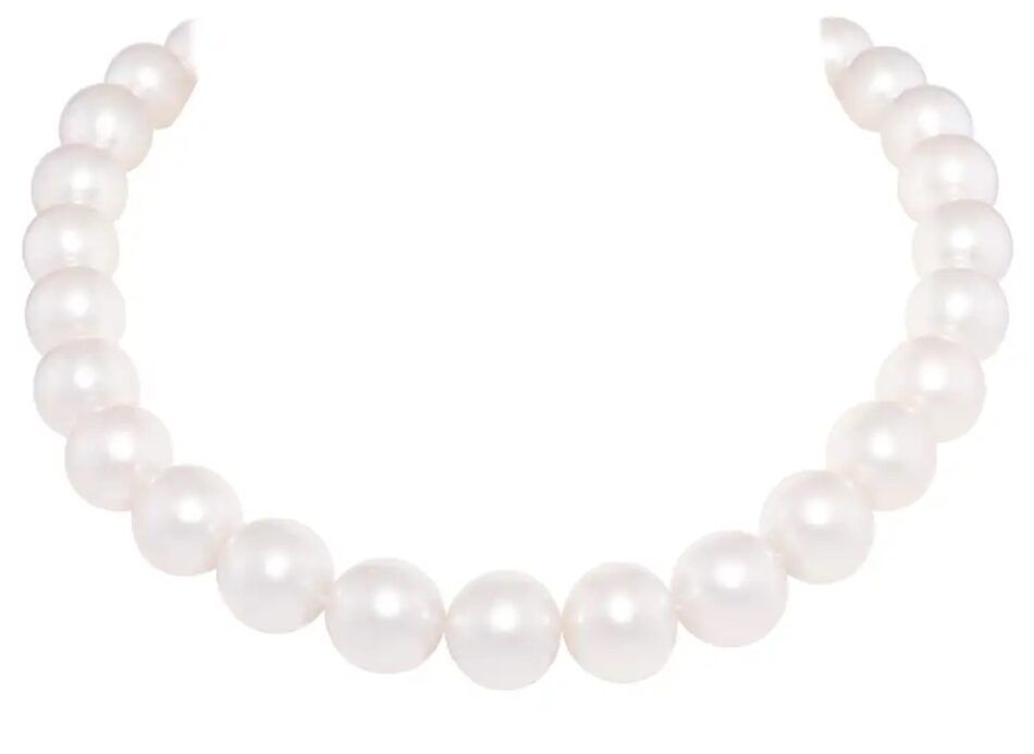 Ella Gafter South Sea pearl diamond clasp choker necklace, 21st century