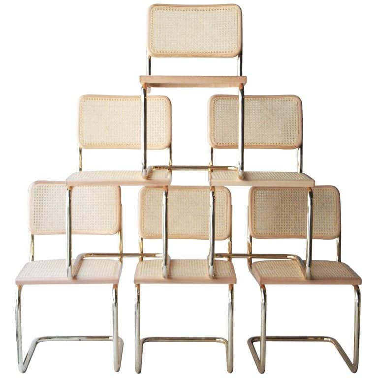 Marcel Breuer Cesca chairs, 1960