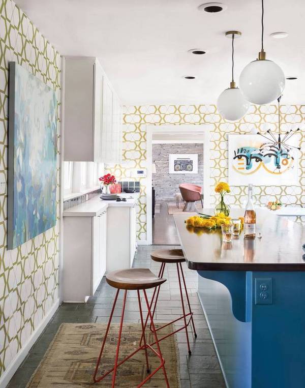 Designer Charlotte Lucas's kitchen in Charlotte, NC