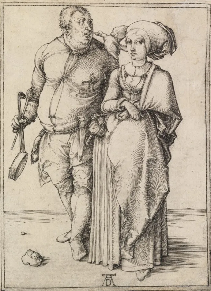 The Cook and his Wife, 1496, by Albrecht Dürer