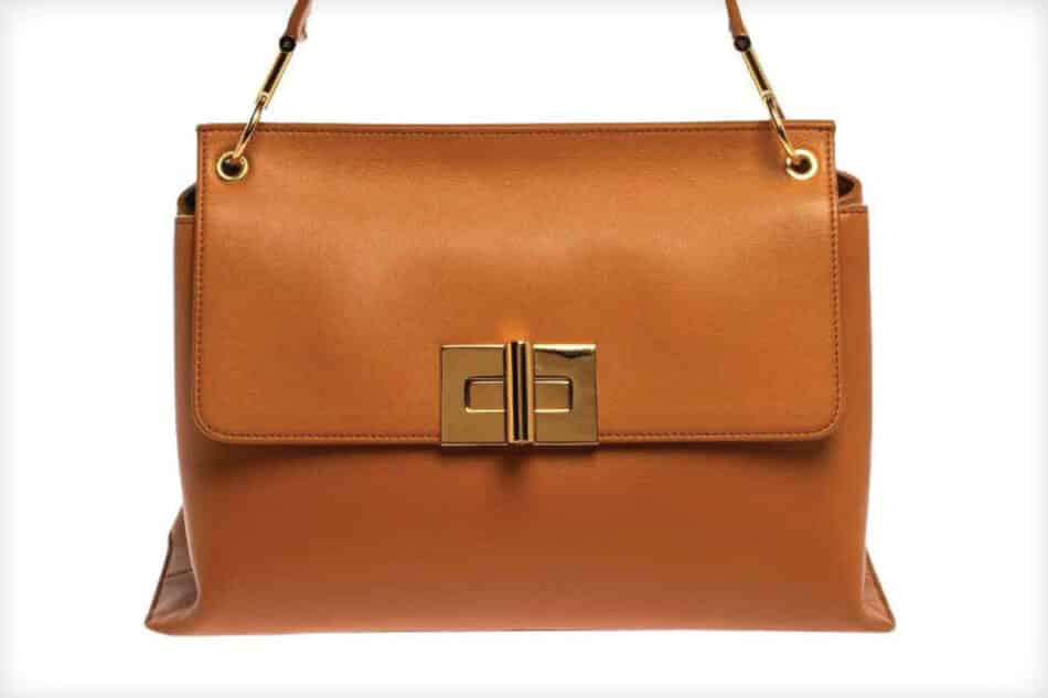 Tom Ford Tan Leather Natalia Shoulder Bag