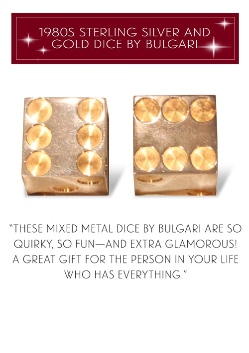 1980s-Silver-and-Gold-Dice-by-Bulgari-Nate-Berkus-Holiday-Wish-List