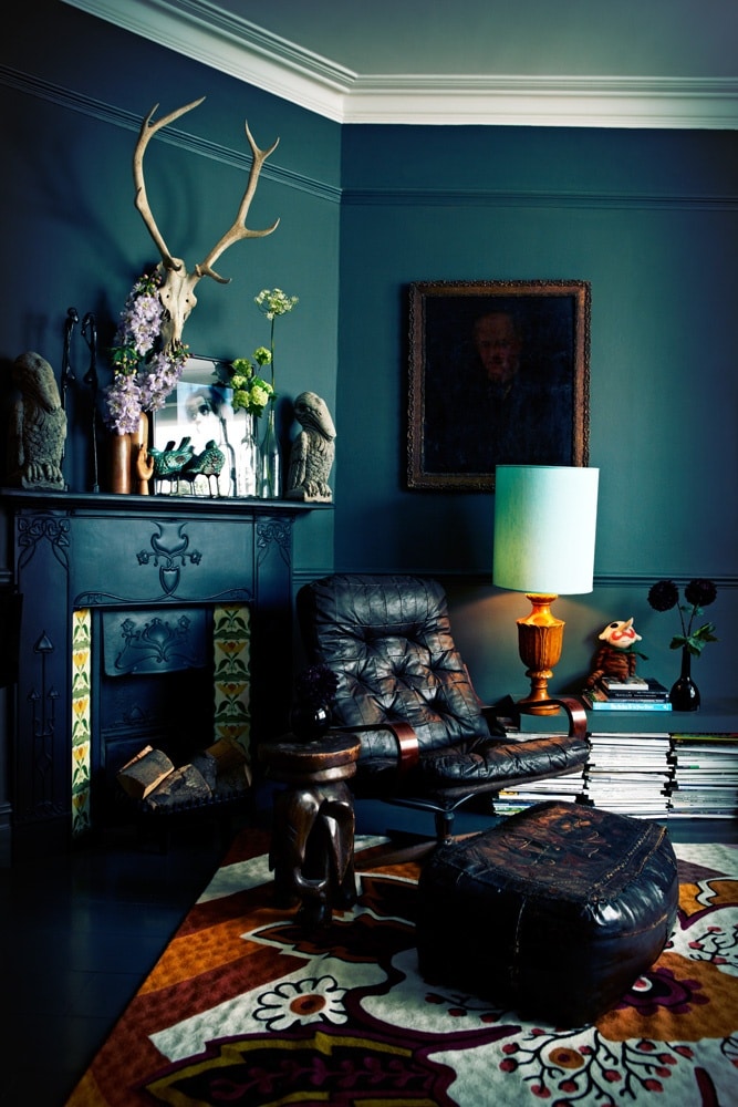 Rooms that Inspire: Dark Elegance - The Study