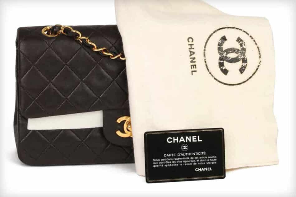 authentic chanel quilted bag cc