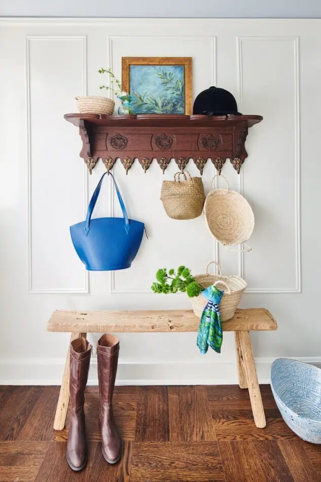 Pasadena mudroom by Kelly Ferm
