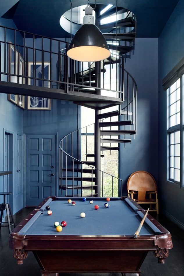 Jessica Alba game room by Consort
