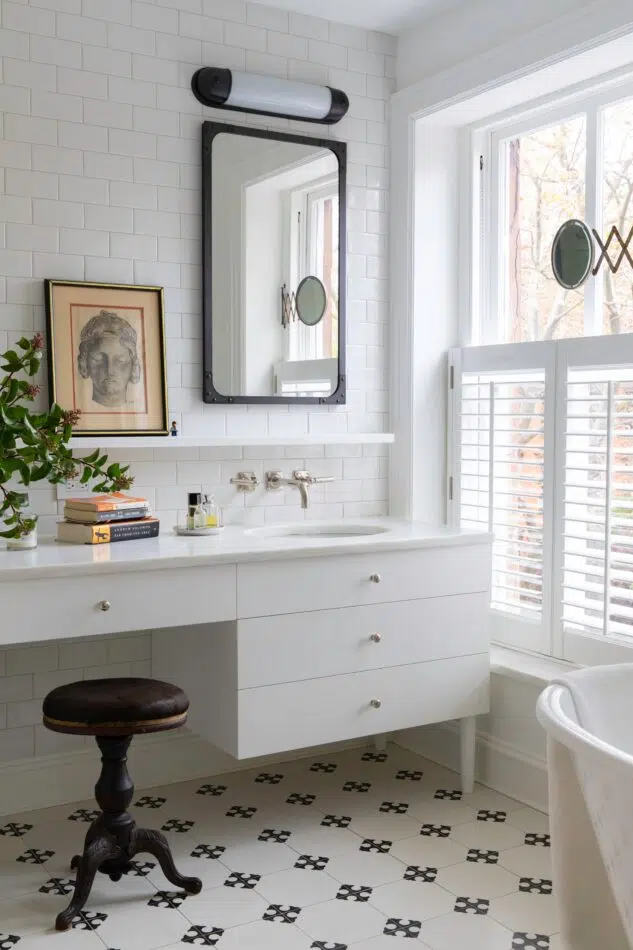 Bathroom by Hadley Wiggins Inc. in Brooklyn, NY
