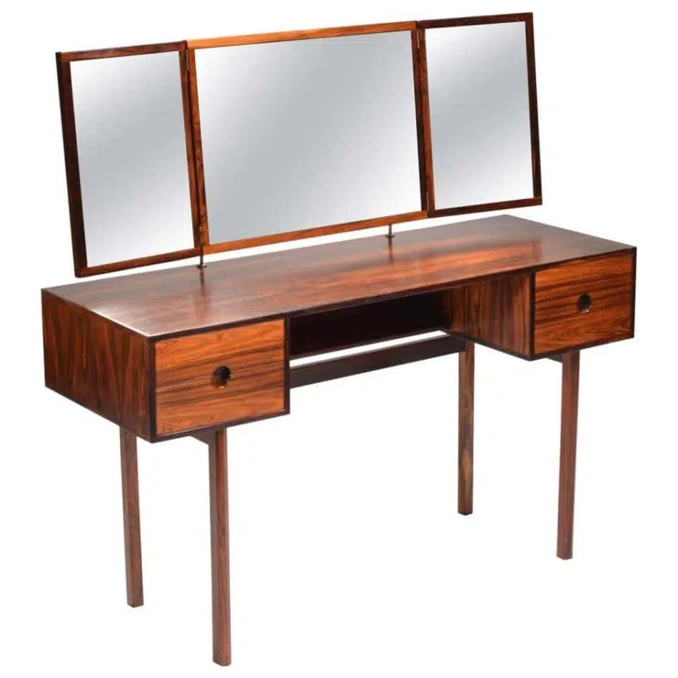 Kai Kristiansen for Aksel Kjersgaard vanity and mirror, 1960