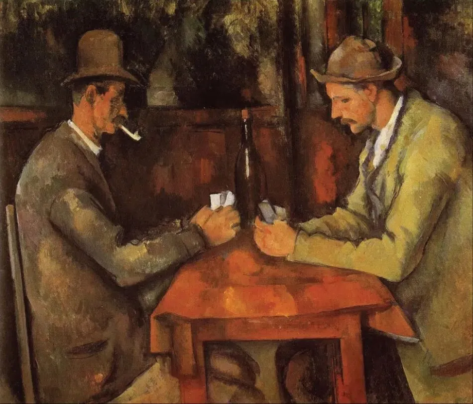 The Card Players, 1892–96, by Paul Cézanne