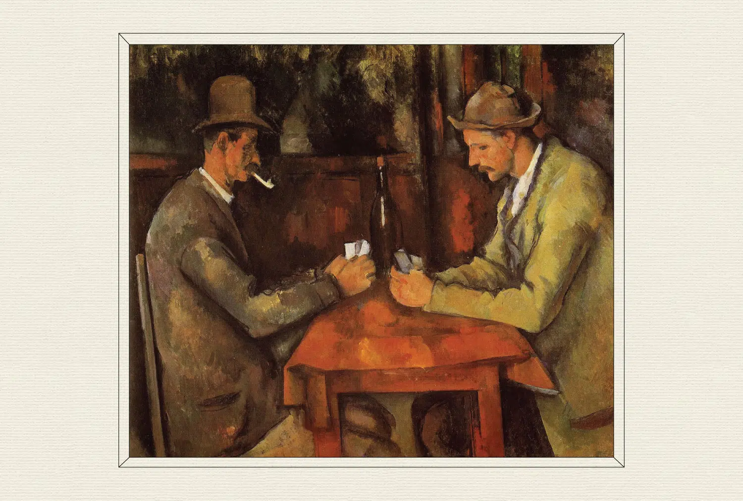 The Card Players, 1892–96, by Paul Cézanne