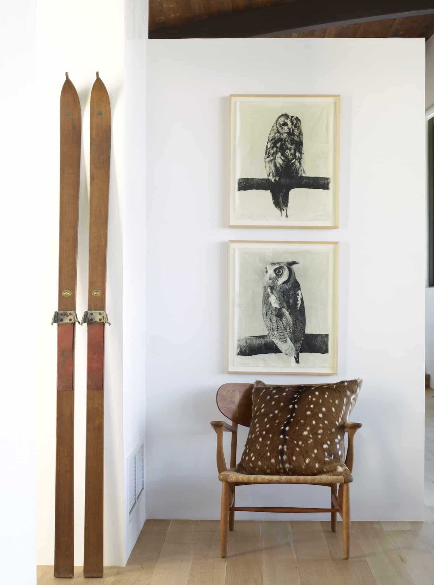 Interior of Aerin Lauder's Aspen house designed by Daniel Romualdez.