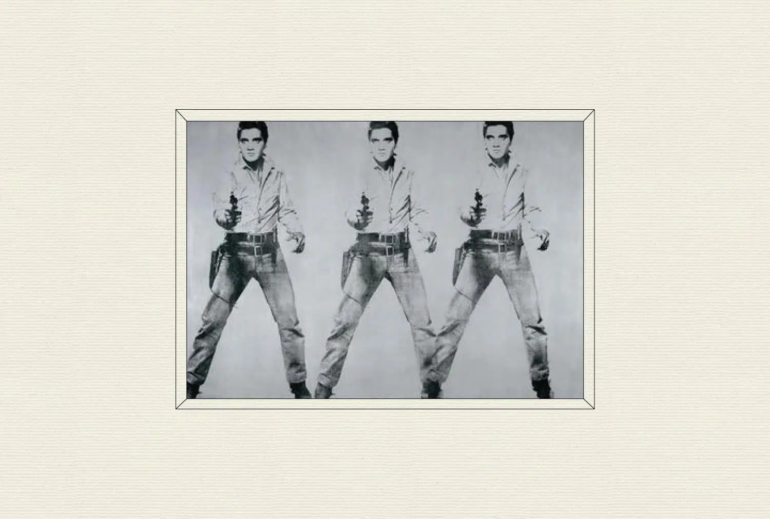 Triple Elvis, 1963, by Andy Warhol