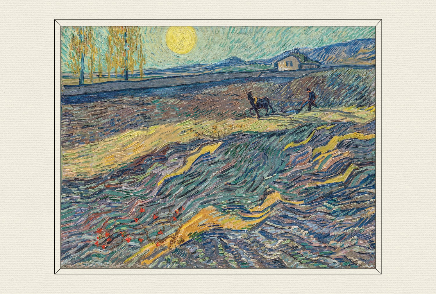 Laboureur dans un champ, 1889–90, by Vincent van Gogh