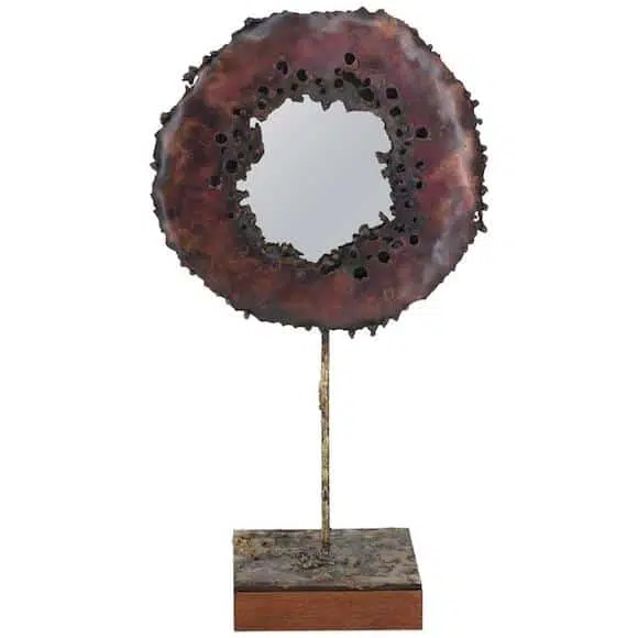 Anthony Bearden's Lunar Bloom tabletop mirror, 2015
