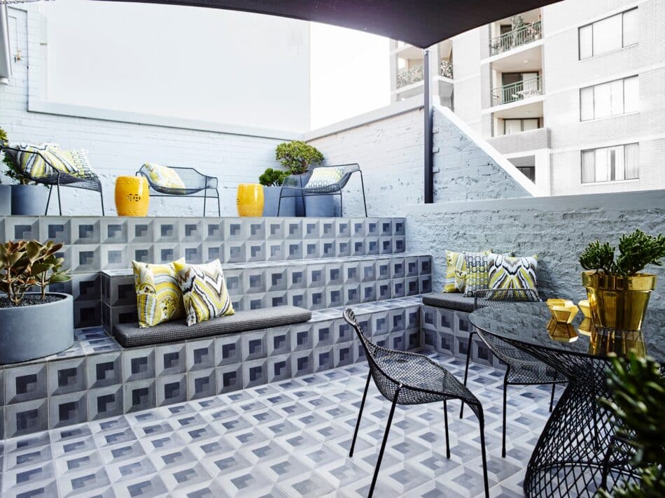 Greg Natale designed a geometric rooftop above his Sydney, Australia headquarters