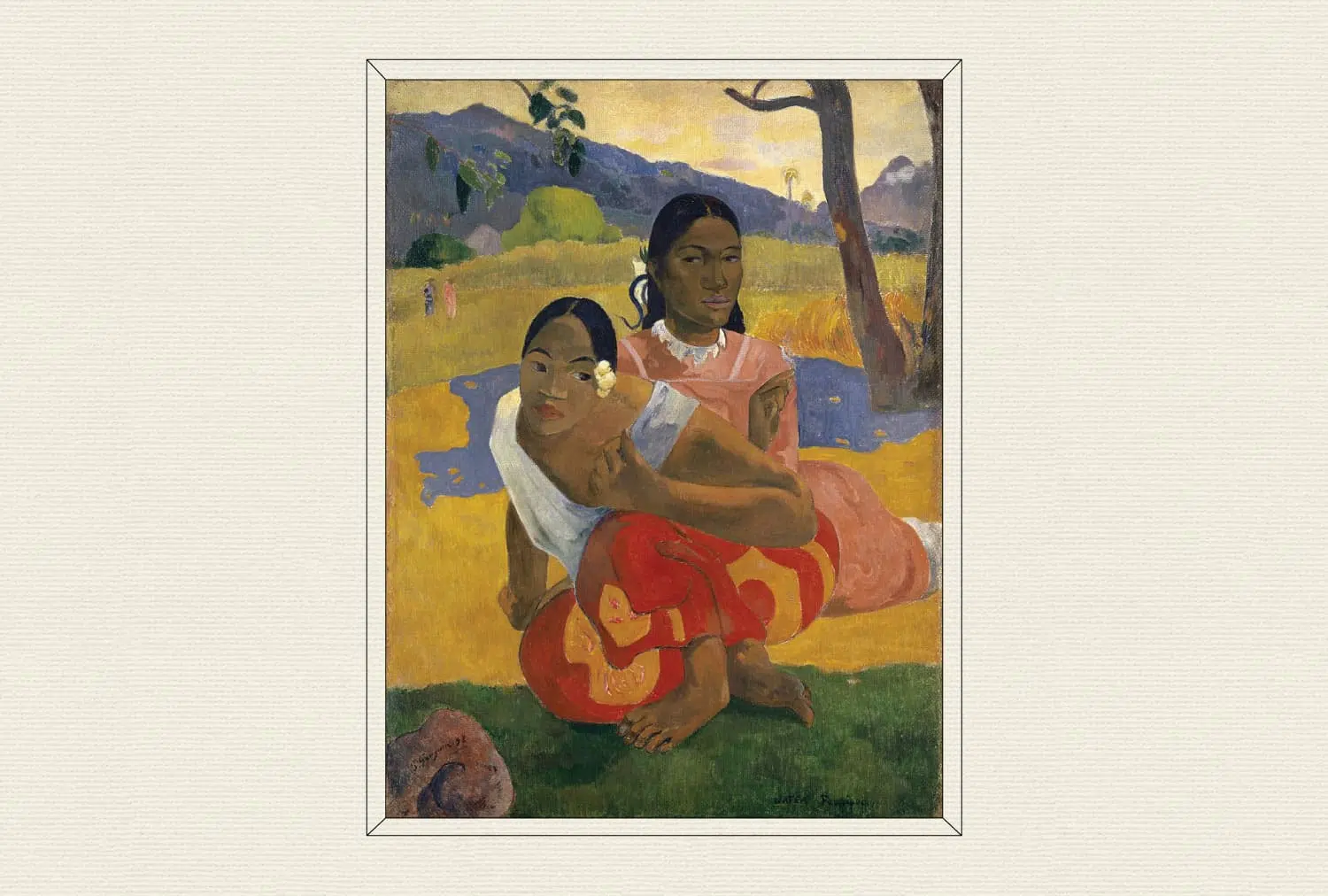 Nafea Faa Ipoipo (When Will You Marry?), 1892, by Paul Gauguin