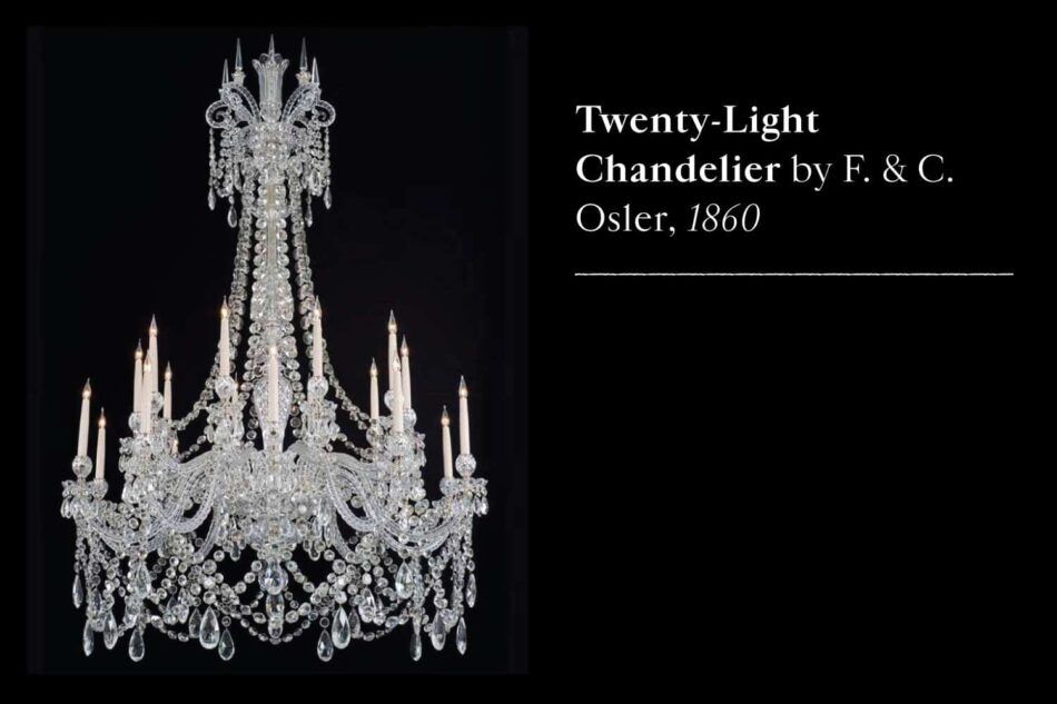 F. & C. Osler chandelier