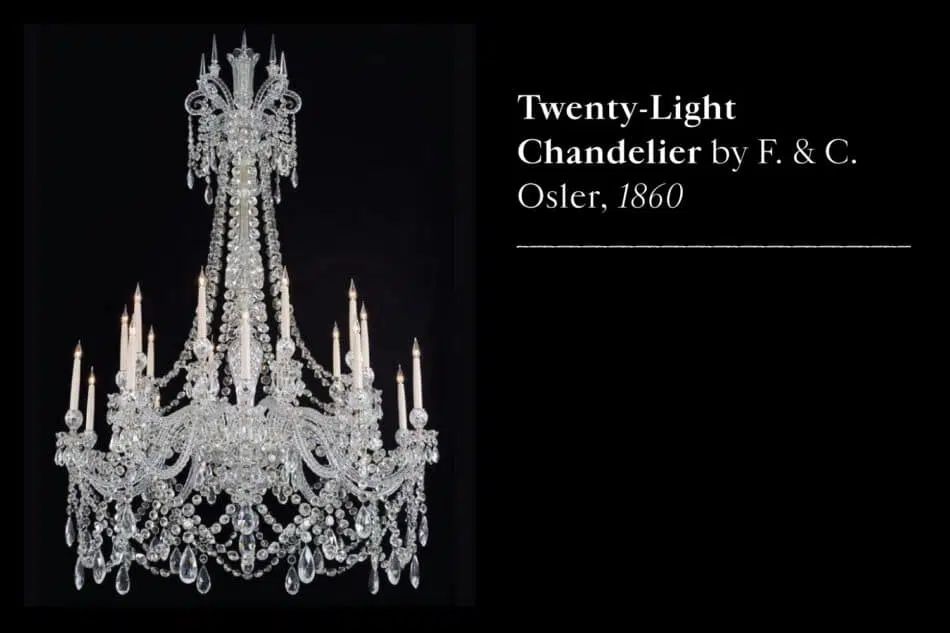 F. & C. Osler chandelier