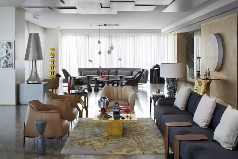 Beirut apartment living room by Gatserelia Design