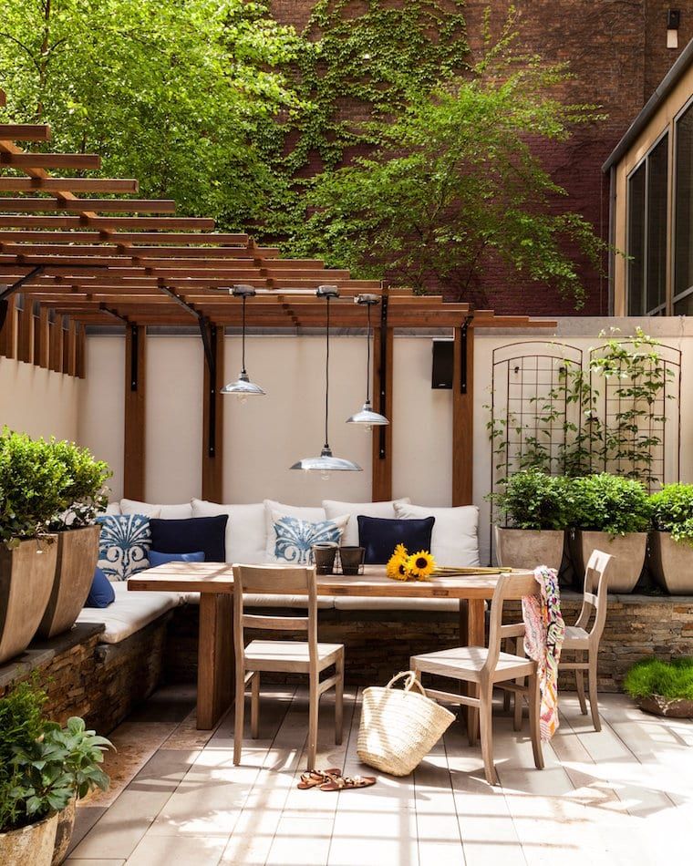 Tribeca patio by Sara Gilbane