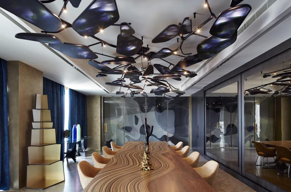 Beirut apartment dining room by Gatserelia Design