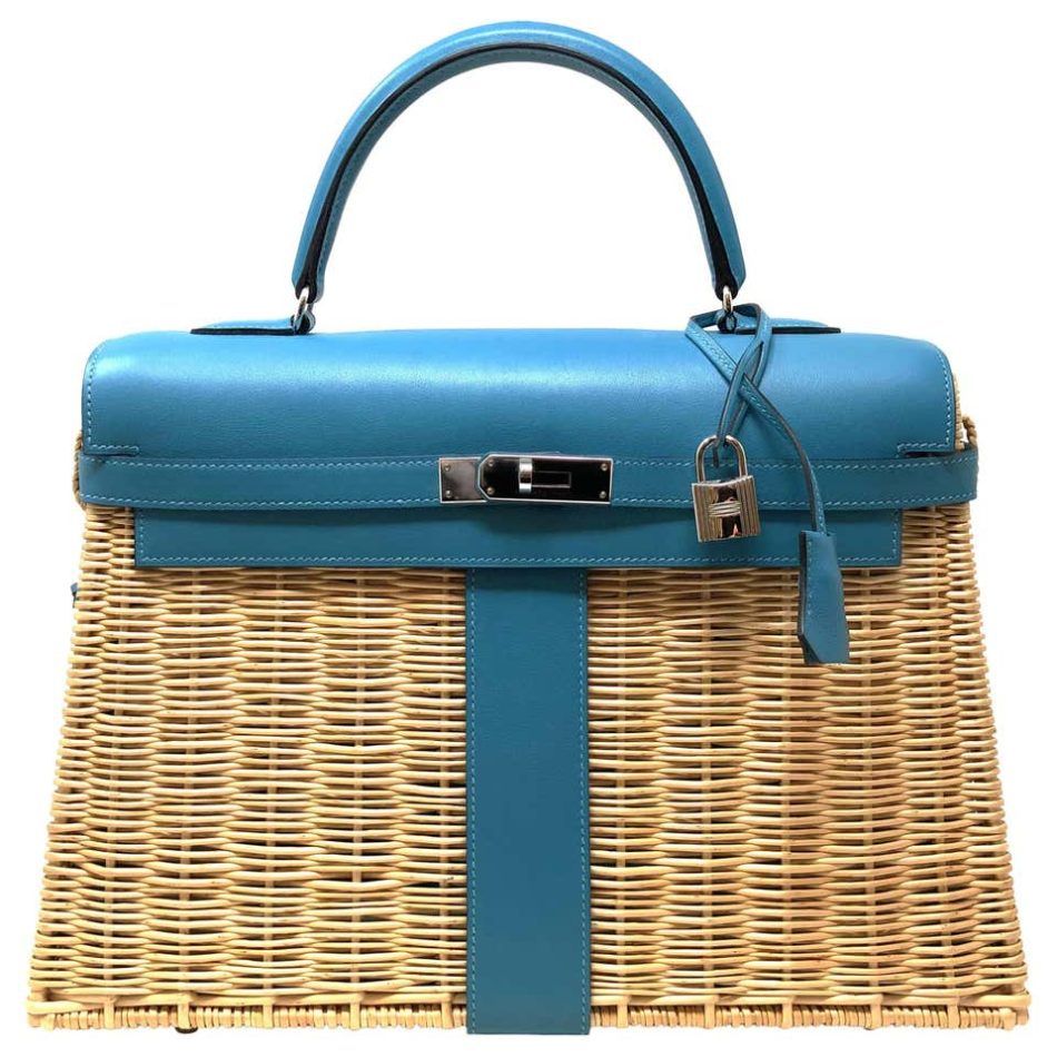 Sac Hermès Kelly 32 bag, picnic edition