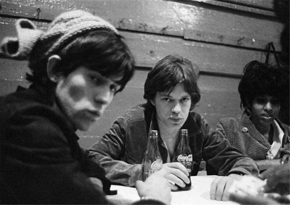 Keith, Mick and Nona Hendrix, 1965, by Gered Mankowitz