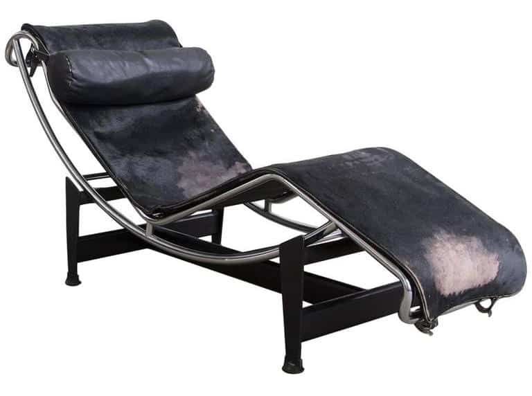 black lounge chair