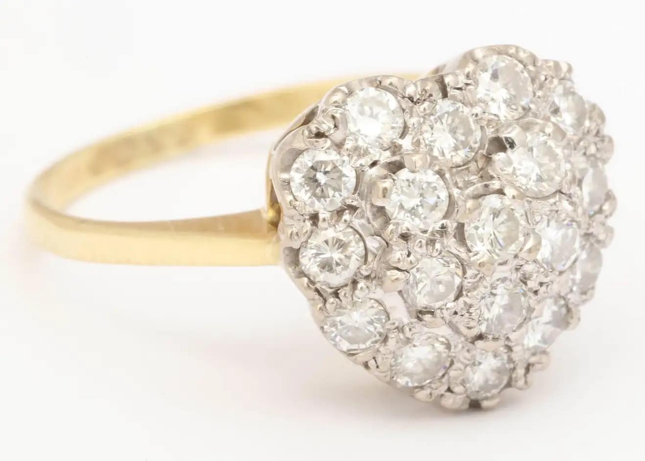 heart-shaped diamond ring