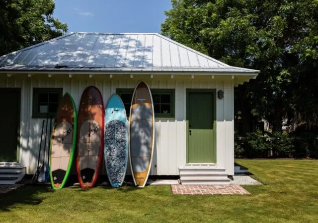 Inside a South Carolina Surf House with Mid-Century Undertones