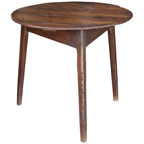 English cricket table, early 19th century