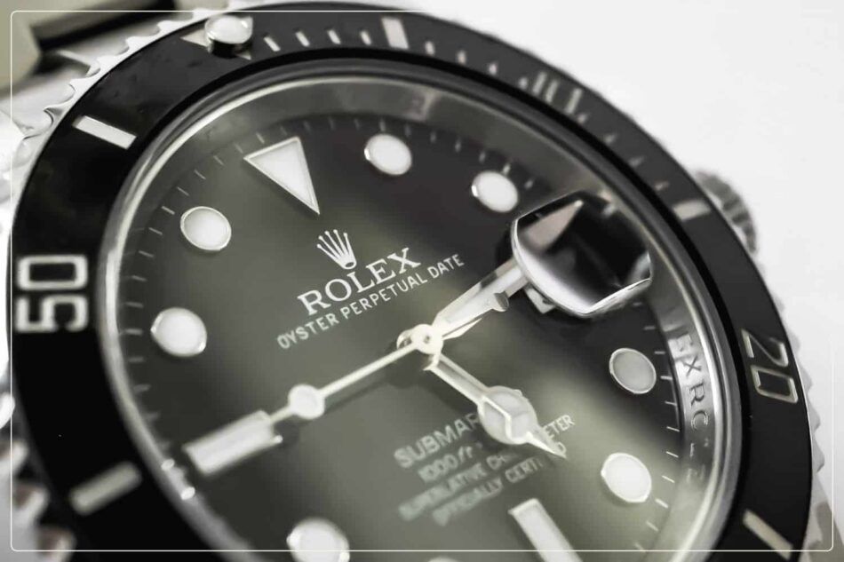 Rolex hot sale crown etching