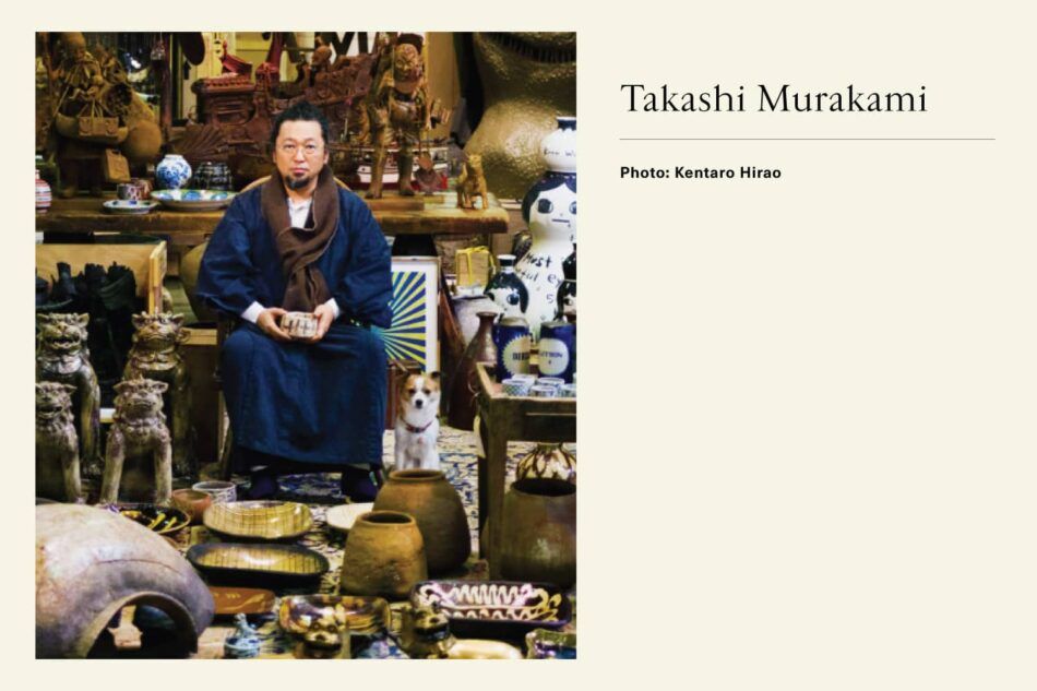 Photograph of Neo-pop artist Takashi Murakami 