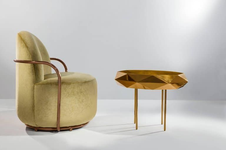 Nika Zupanc Orion lounge chair and Stella coffee table