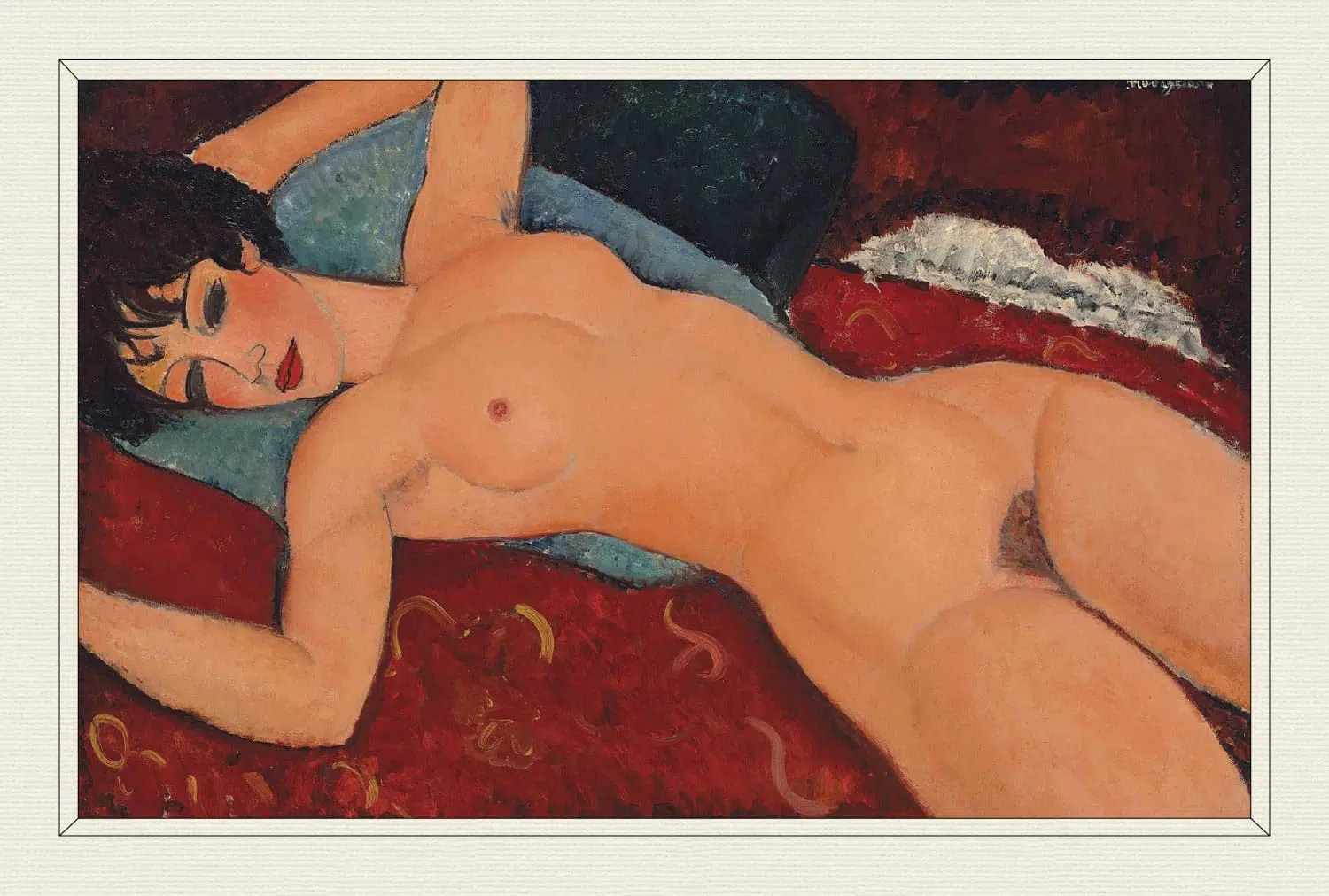 Nu couché (Reclining Nude), 1917–18, by Amedeo Modigliani