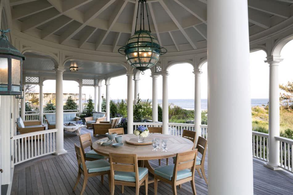 East Quogue NY patio by Robert A M Stern Architects