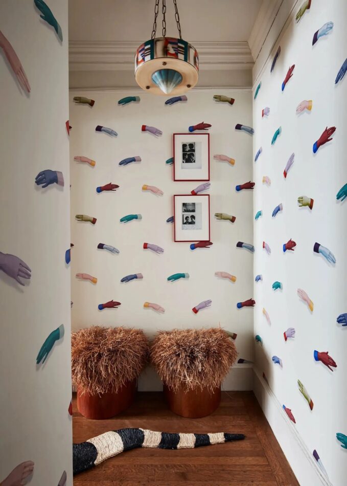 Foyer of a New York City home designed by Charlap Hyman & Herrero