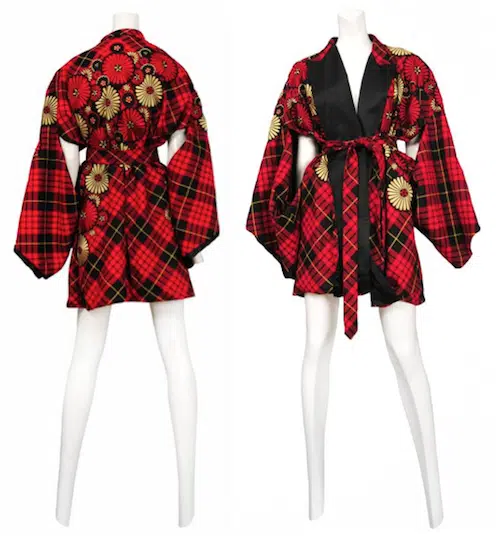 Men's tartan plaid kimono, Autumn/Winter 2006