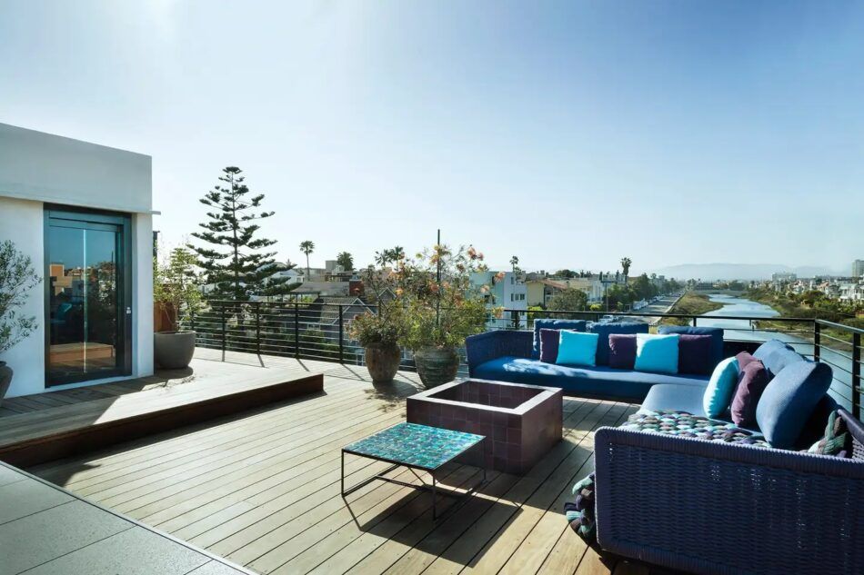 Marina del Rey terrace designed by Alexandra Loew