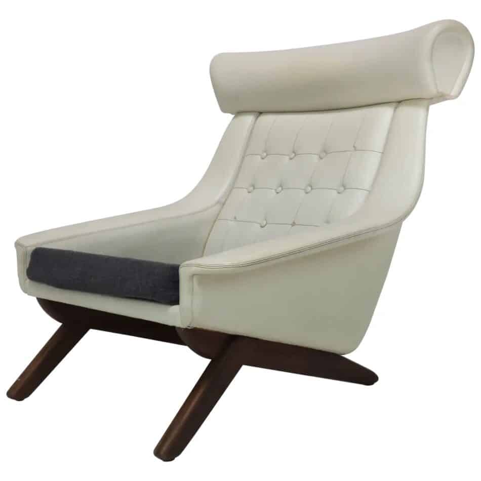 Illum Wikkelsø Ox lounge chair, 1960s