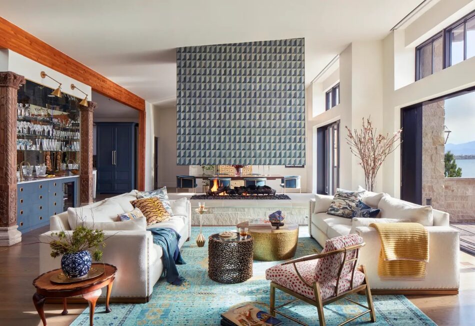Denver-area living room designed by Andrea Schumacher
